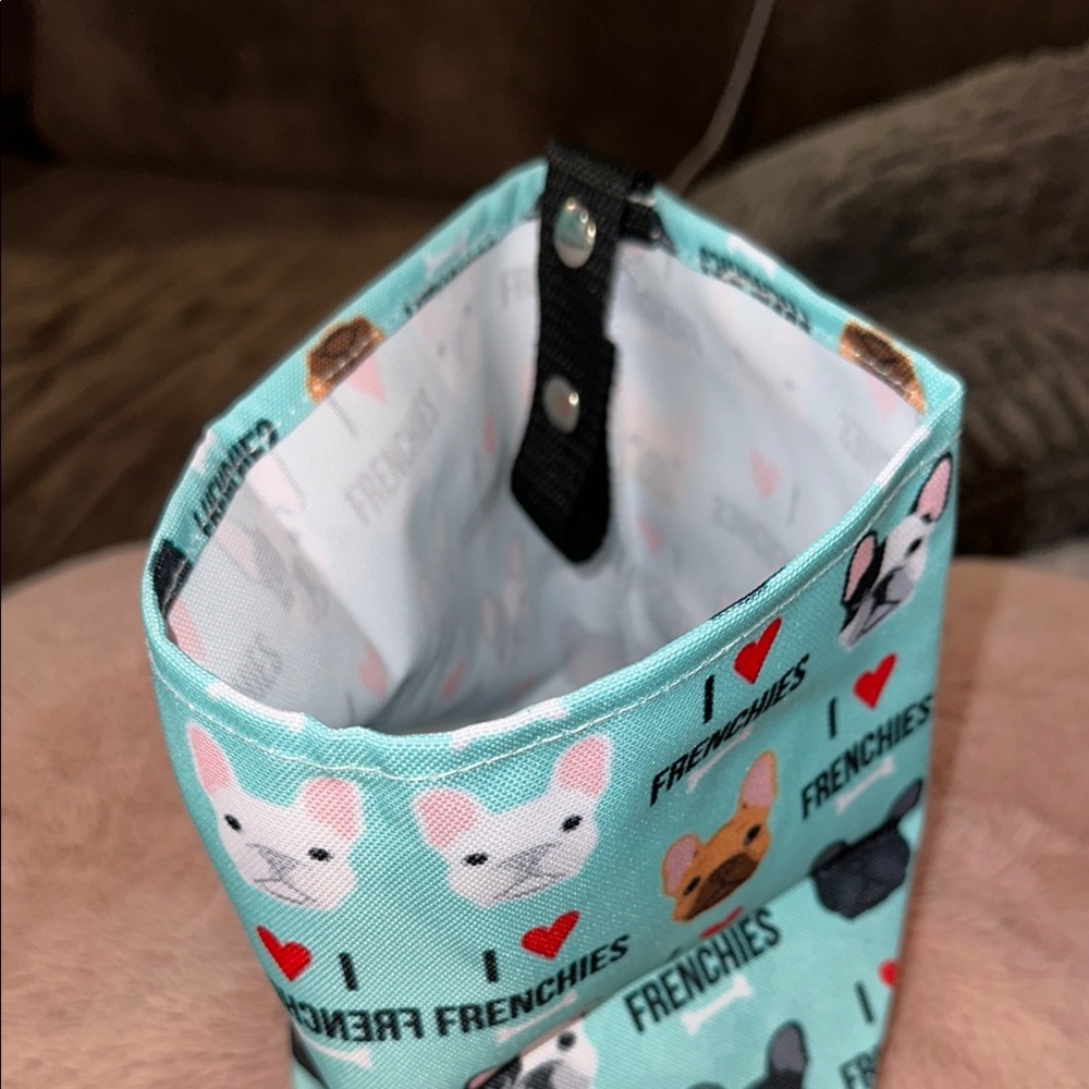 Frenchie Blue and Black Small bag